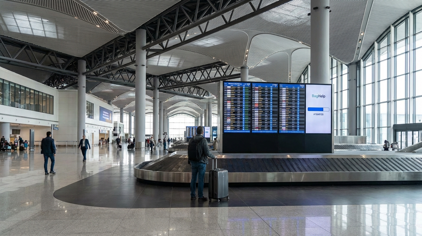 Turkish Airlines aircraft at terminal - baggage compensation guide